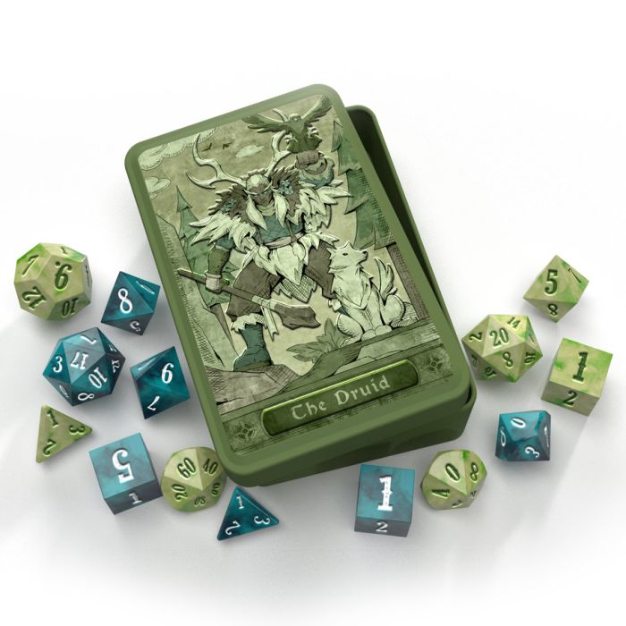 RPG Class Dice Set: Druid (14) - Beadle & Grimm's