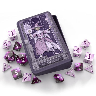 RPG Class Dice Set: Wizard (16) - Beadle & Grimm's