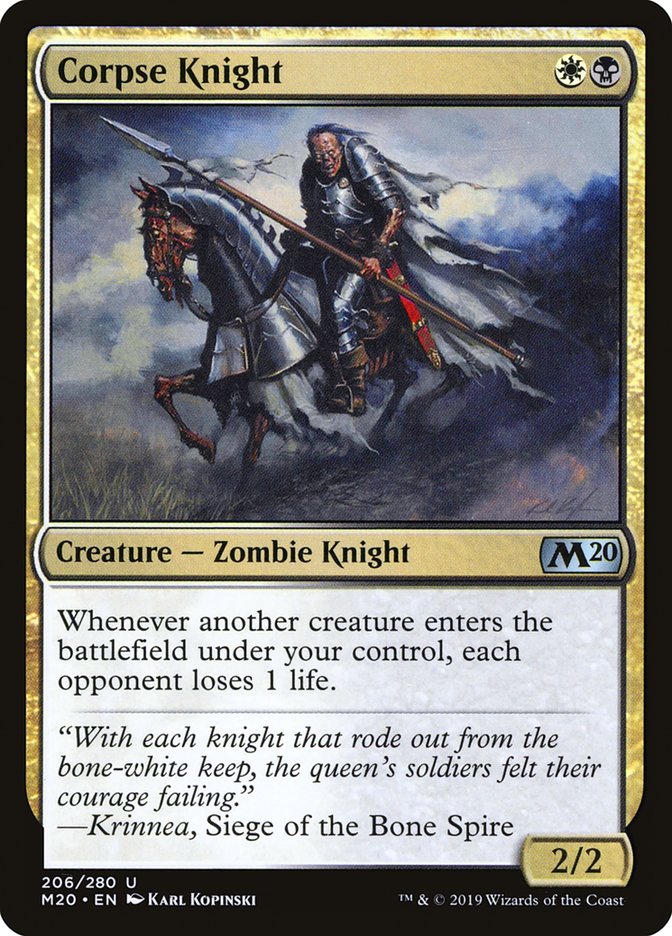 Corpse Knight (2/2) [Core Set 2020]