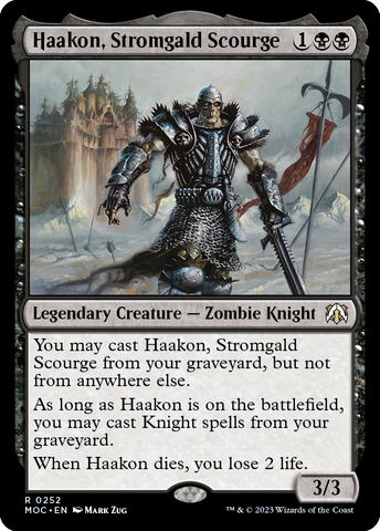 Haakon, Stromgald Scourge [March of the Machine Commander]