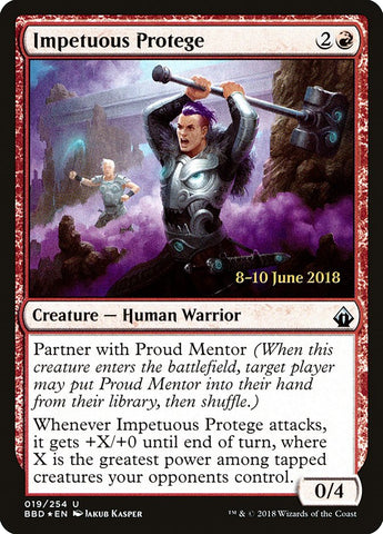 Impetuous Protege [Battlebond Prerelease Promos]