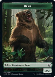 Kavu // Bear Double-Sided Token [Dominaria United Commander Tokens]