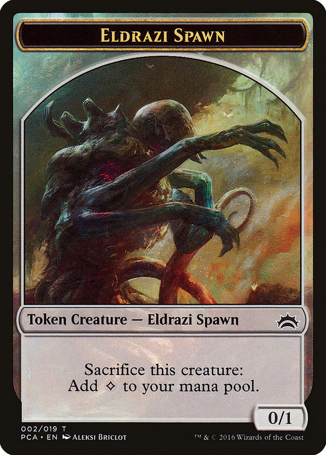 Eldrazi Spawn Token (002/019) [Planechase Anthology Tokens]