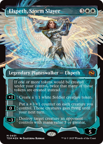 Elspeth, Storm Slayer (Showcase) [Tarkir: Dragonstorm]