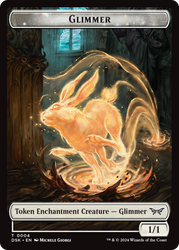 Glimmer // Gremlin Double-Sided Token [Duskmourn: House of Horror Tokens]