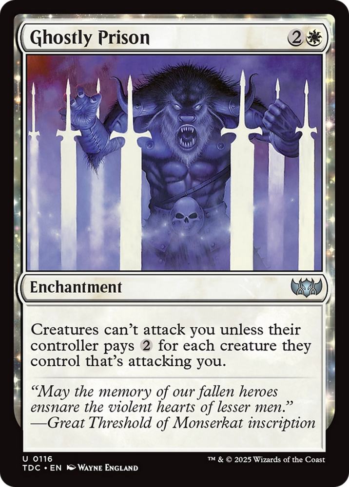 Ghostly Prison [Tarkir: Dragonstorm Commander]