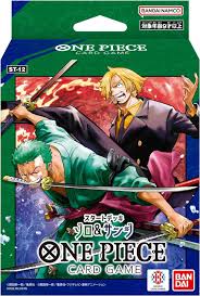 One Piece Card Game - Japanese Starter Deck - Zoro & Sanji [ST-12]