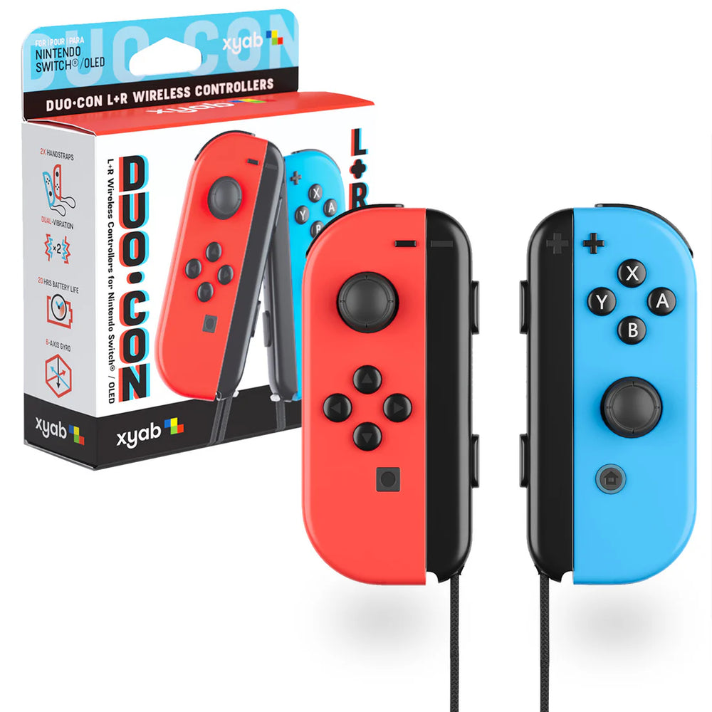 DUO-CON Wireless Controllers for Nintendo Switch - XYAB