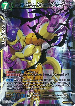 Golden Frieza, Resurrected Terror (BT1-086) [Galactic Battle]