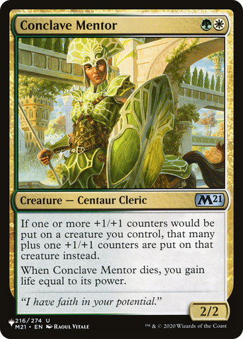 Conclave Mentor [The List]