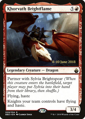 Khorvath Brightflame [Battlebond Prerelease Promos]