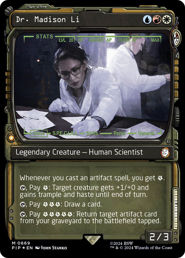 Dr. Madison Li (Showcase) (Surge Foil) [Fallout]