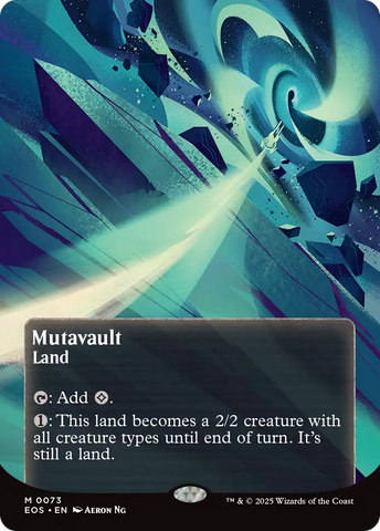 Mutavault (0073) (Borderless) [Edge of Eternities: Stellar Sights]