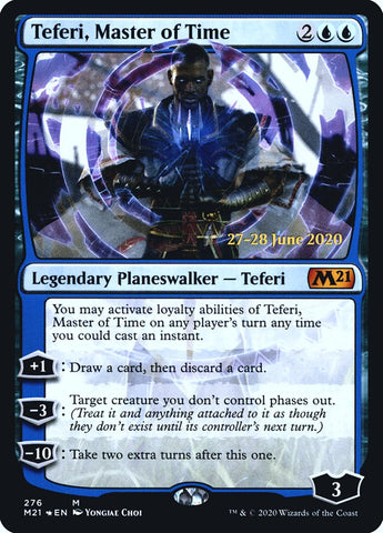 Teferi, Master of Time (276) [Core Set 2021 Prerelease Promos]