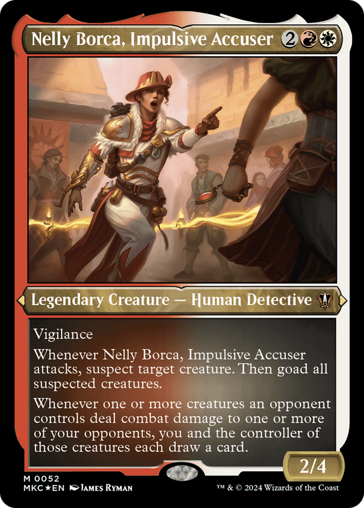 Nelly Borca, Impulsive Accuser (Display Commander) [Murders at Karlov Manor Commander]