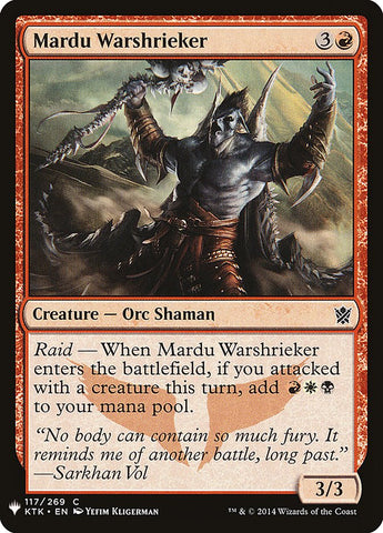 Mardu Warshrieker [Mystery Booster]