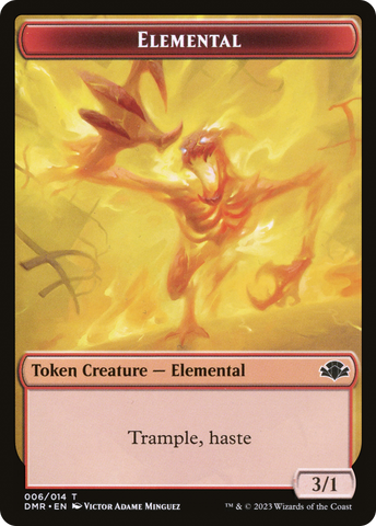 Elemental Token [Dominaria Remastered Tokens]