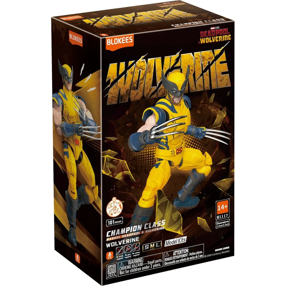 Marvel Blokees: 5.3-inch Champion Class Model Kit- CC05 Infinity SAGA Wolverine