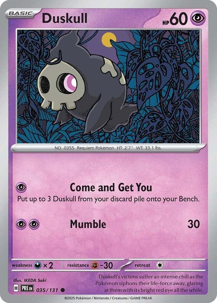 Duskull (035/131) [Scarlet & Violet: Prismatic Evolutions]