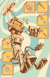 dinoUSB Print (Large Print) - dinoUSB