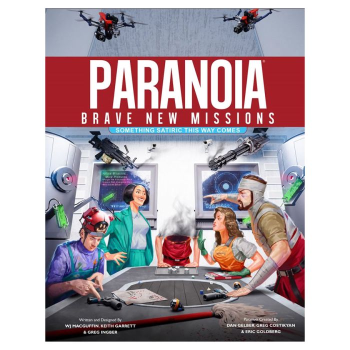 Paranoia: Brave New Missions: Something Satiric This Way Comes - Mongoose Publishing