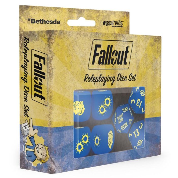 Fallout: The Roleplaying Game Dice Set - Modiphius Entertainment