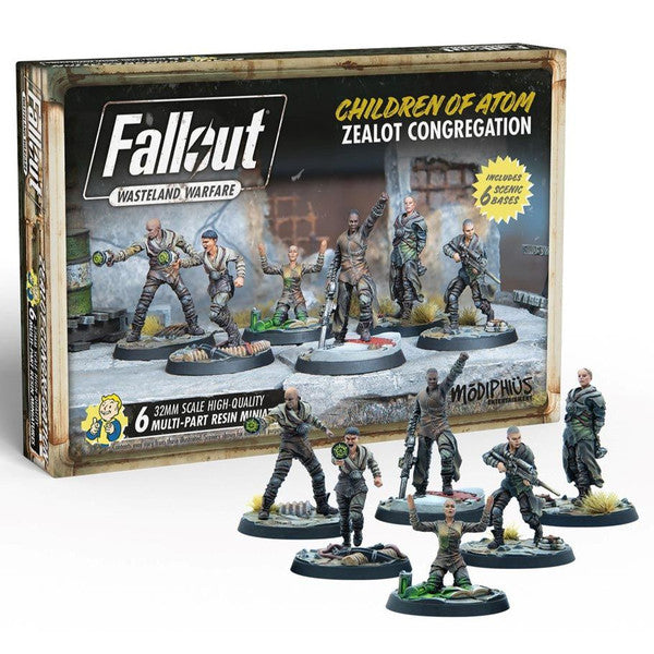 Fallout: Wasteland Warfare: Unpainted Minitures