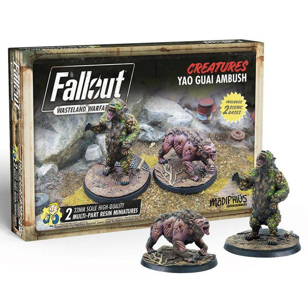 Fallout: Wasteland Warfare: Unpainted Minitures