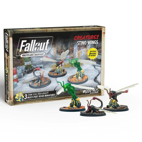 Fallout: Wasteland Warfare: Unpainted Minitures