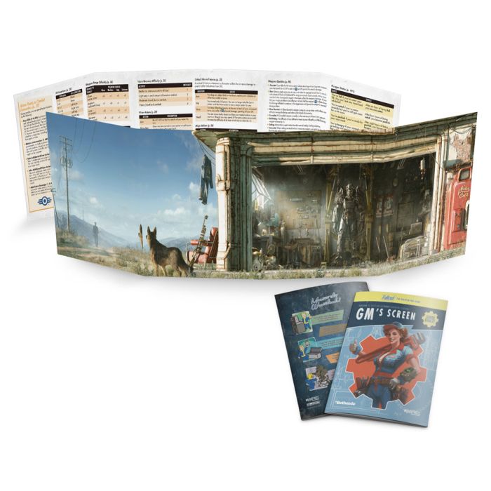 Fallout: The Roleplaying Game GM Screen, Booklet, & Flysheet - Modiphius Entertainment