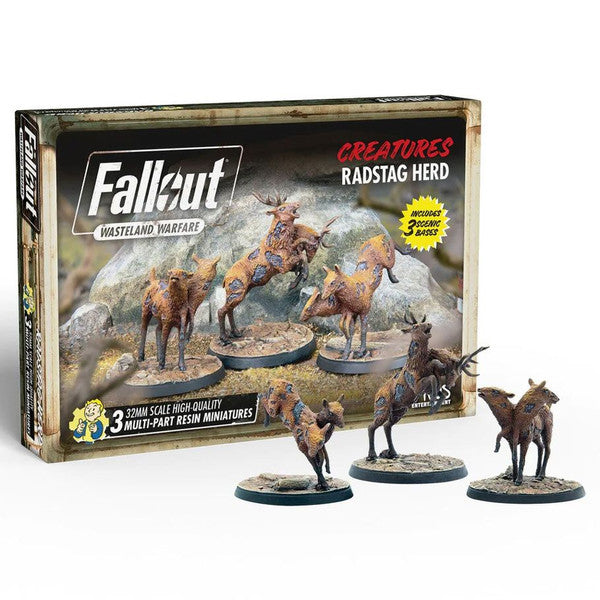 Fallout: Wasteland Warfare: Unpainted Minitures