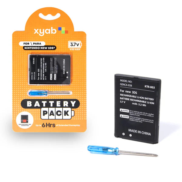 Rechargeable Battery Pack for Nintendo Systems - XYAB