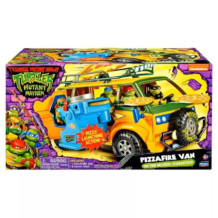 Teenage Mutant Ninja Turtles: Mutant Mayhem: Pizza Fire Van - Playmates Toys Inc
