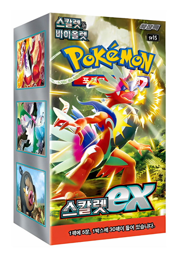 KOREAN Pokemon Scarlet EX Booster Box - sv1S