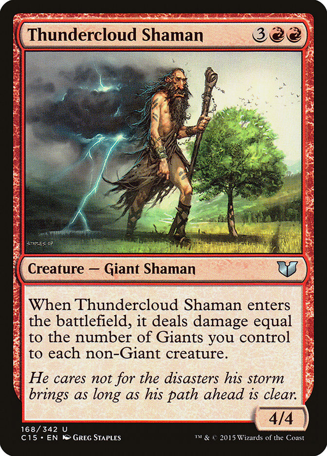 Thundercloud Shaman [Commander 2015]