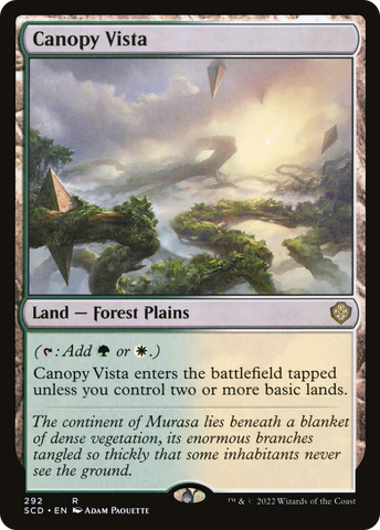 Canopy Vista [Starter Commander Decks]