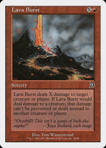 Lava Burst [Deckmasters]