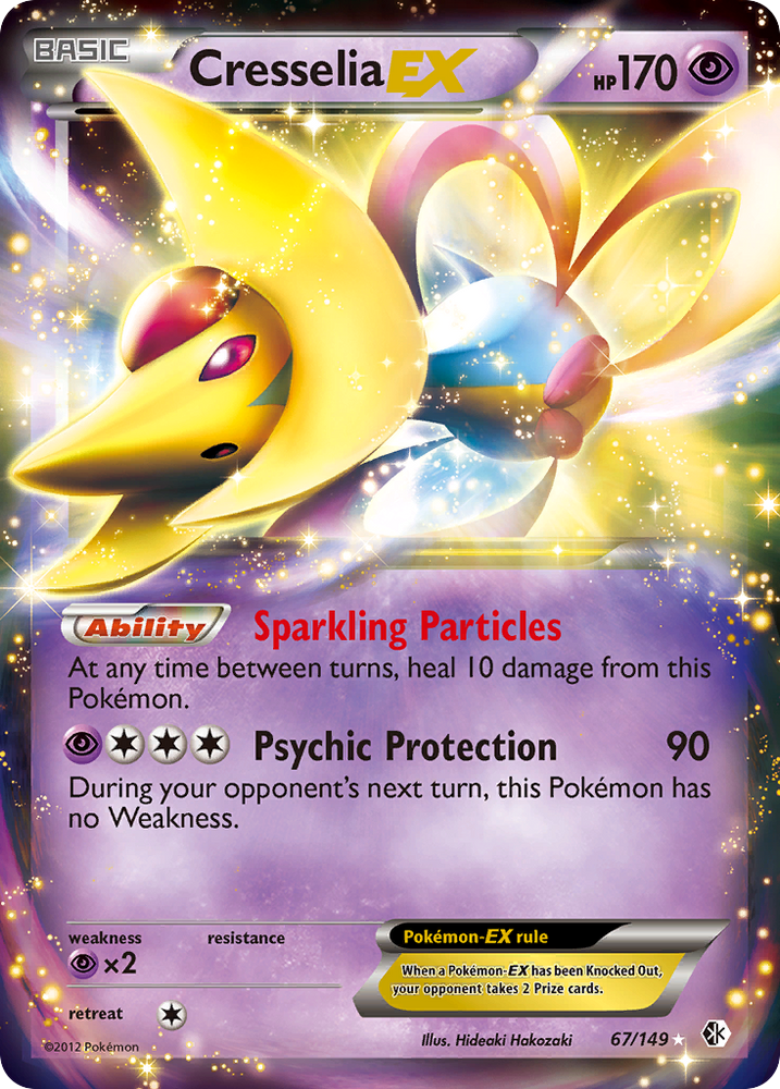 Cresselia EX (67/149) [Black & White: Boundaries Crossed]