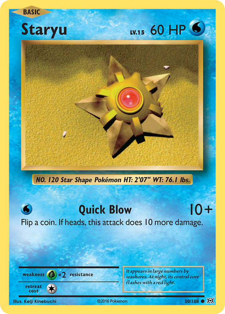 Staryu (30/108) [XY: Evolutions] - Graded