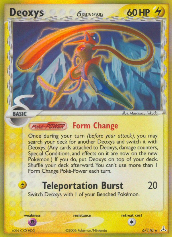 Deoxys (6/110) (Delta Species) [EX: Holon Phantoms] - Graded