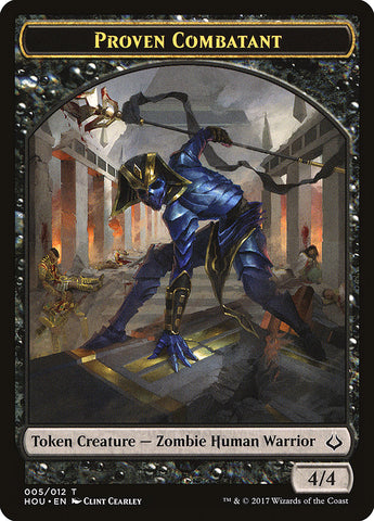 Proven Combatant Token [Hour of Devastation Tokens]