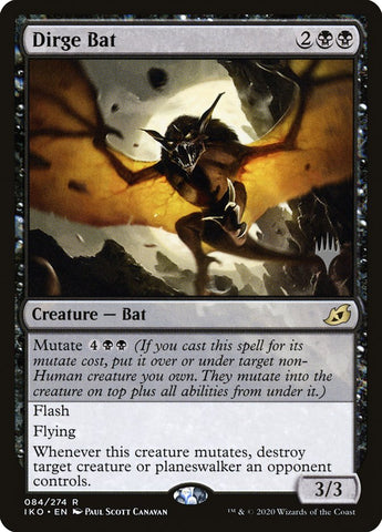 Dirge Bat (Promo Pack) [Ikoria: Lair of Behemoths Promos]