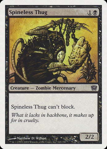 Spineless Thug [Ninth Edition]