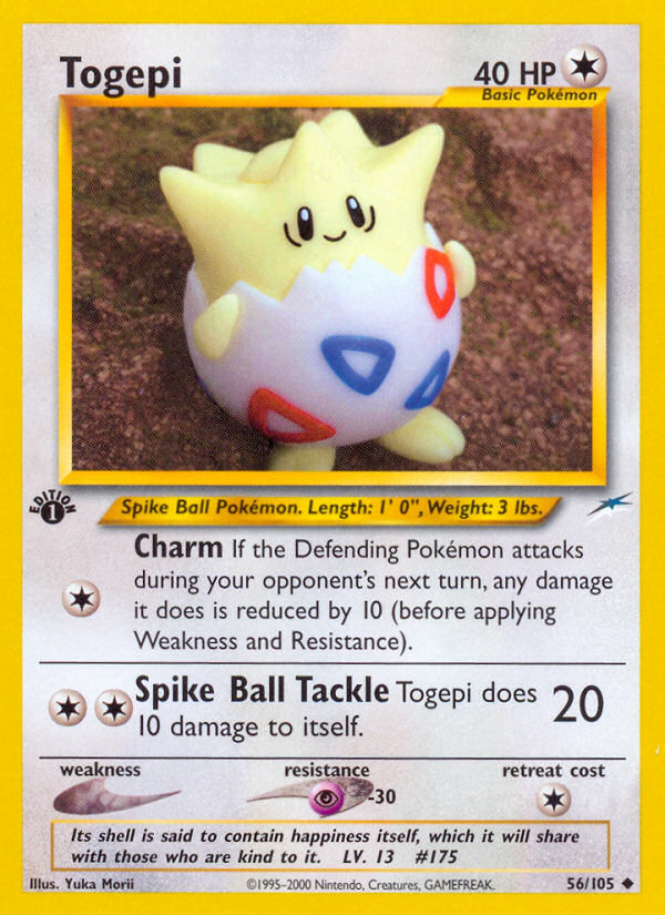 Togepi (56/105) [Neo Destiny 1st Edition] - Graded