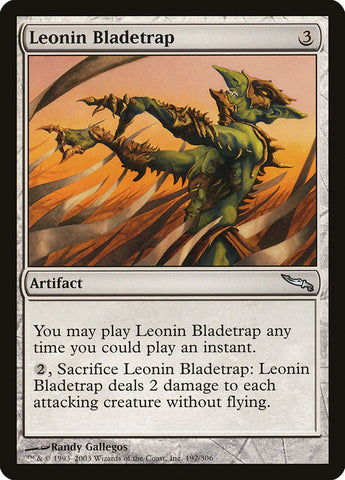 Leonin Bladetrap [Mirrodin]