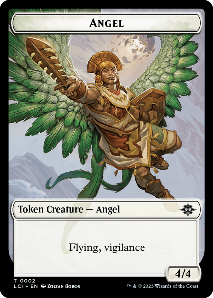 Copy // Angel Double-Sided Token [The Lost Caverns of Ixalan Tokens]
