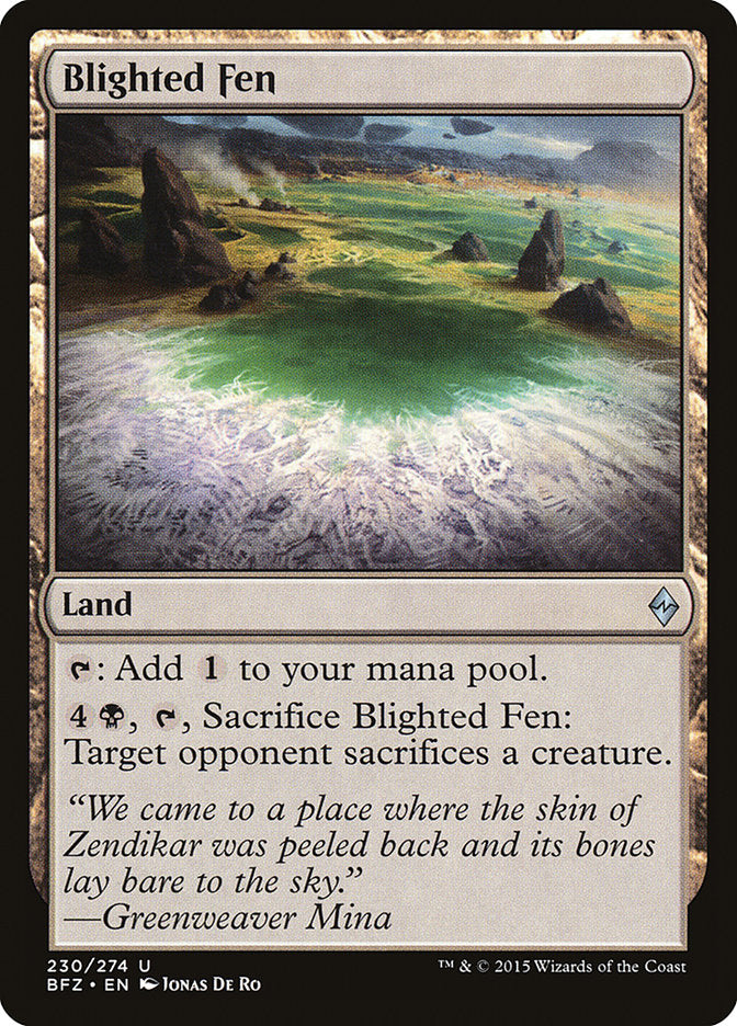 Blighted Fen [Battle for Zendikar]