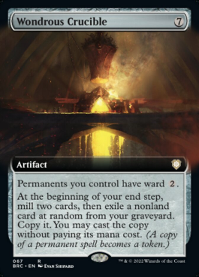 Wondrous Crucible (Extended Art) [The Brothers' War Commander]