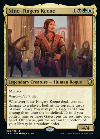 Nine-Fingers Keene [Commander Legends: Battle for Baldur's Gate]