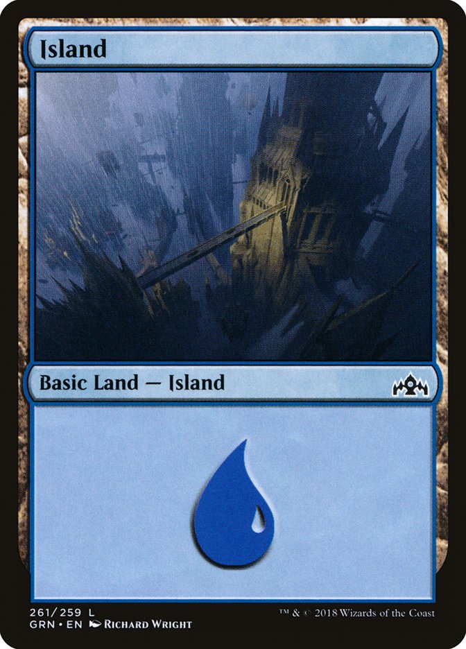 Island (261) [Guilds of Ravnica]